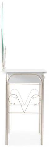 Туалетный столик Woodville Клео 3 белый / белый 446224