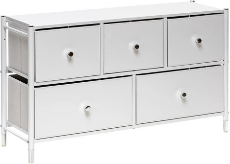 Комод Leset Хайди широкий 5 ящиков (Сталь/Экокожа) Leset арт.2500000224256