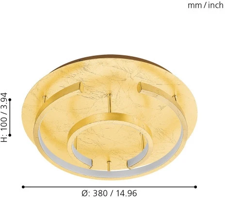 Потолочная люстра Eglo Pozondon 98487 (LED, 220V, круглые)