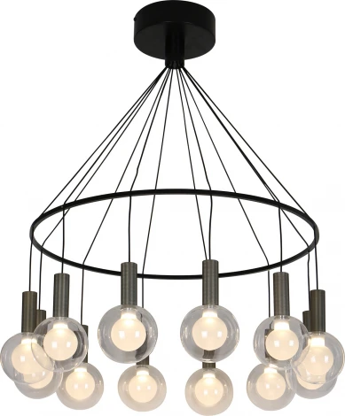 Подвесная люстра Favourite Kula 4378-12P (LED, 220V, на проводе, шар)