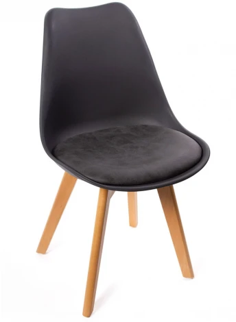Комплект из 4-х стульев Eames Bon чёрный Bradex Home FR 0024K