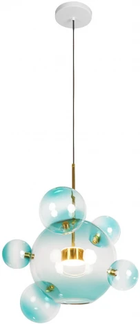 Подвесной светильник Loft It Bolle 2027-P6 Blue (LED, 220V, на проводе, шар, молекулы)