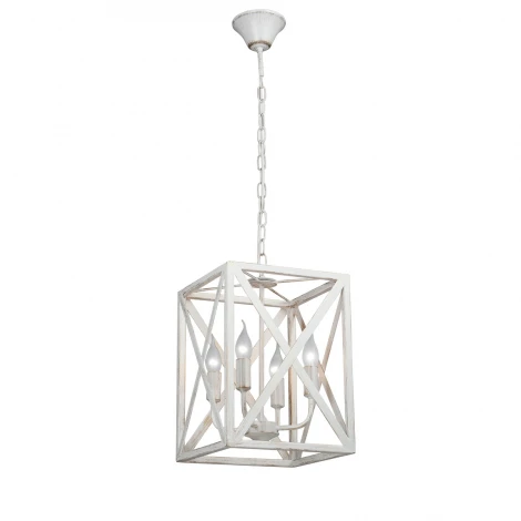 Подвесной светильник Vitaluce V4197-0/4 (220V, на цепи, свеча, куб)