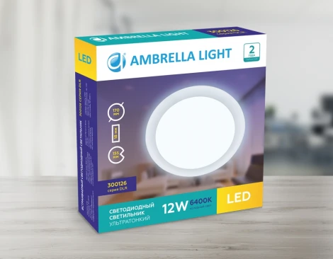 Встраиваемый точечный светильник Ambrella Led Present Plastic 300126