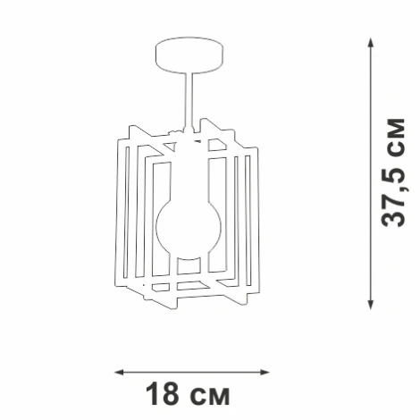 Подвесной светильник V3981-1/1PL Vitaluce