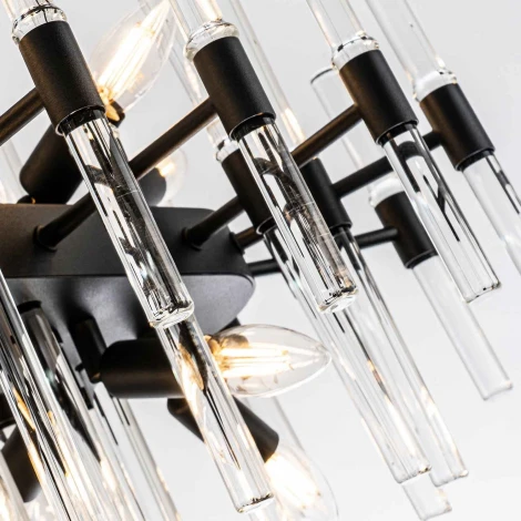 Подвесная люстра хрустальная Modelux MODELUX ML.9011.20 BK