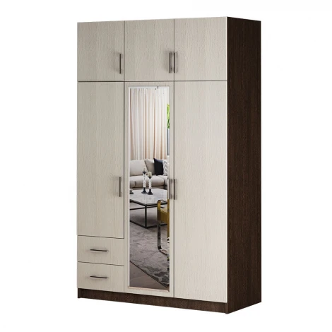 Шкаф БТС 3-х створчатый с ящиками BTS, венге