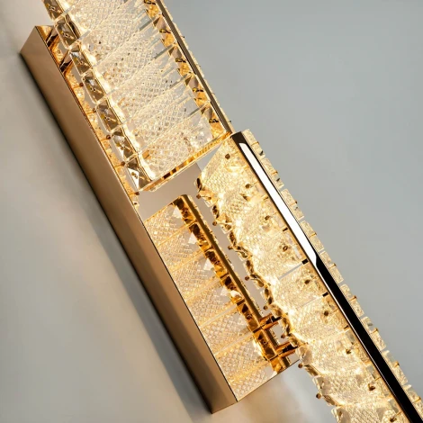 Бра светодиодное хрустальное с регулировкой цветовой температуры Modelux MODELUX ML.757.02 GD