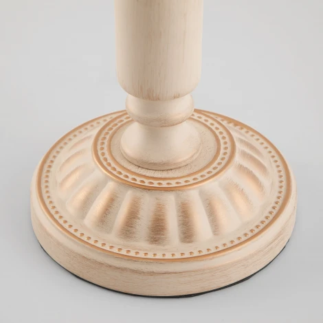 Интерьерная настольная лампа Eurosvet London 01060/1 белый с золотом (220V, выключатель)