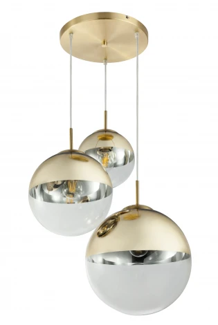 Подвесной светильник Globo Varus 15855-3 (220V, на проводе, шарики)