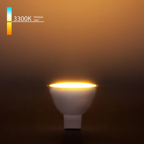 Лампочка светодиодная G5.3 9 Вт полусфера белая Elektrostandard JCDR01 9W 220V 3300K