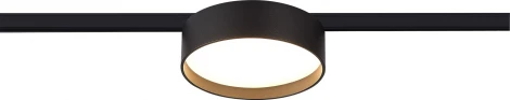Магнитный трековый светильник ST Luce Super5 ST670.436.12 Черный LED 1*12W 24V (круглые)