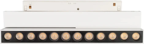 светильник магнитный MAG-ORIENT-DOTS-FOLD-S230-12W Day4000 (WH, 30 deg, 48V) (Arlight, IP20 Металл) 045034