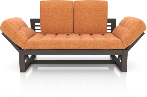 Кушетка Arsko Балтик венге оранжевая рогожка