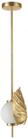 Потолочная люстра на штанге Jungle 4864/1A (220V, шар, листья)