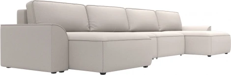 Диван п-образный Лига-048 НПБ лонг Лига Диванов (Замша) арт.128363