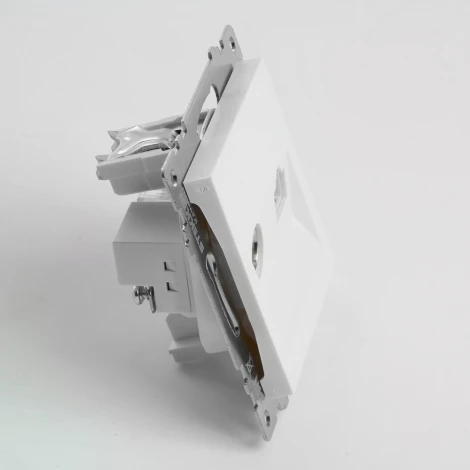 ТВ-розетка (белый) Stekker Катрин 49181