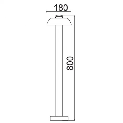 Наземный светильник Oasis Light W2252S-800
