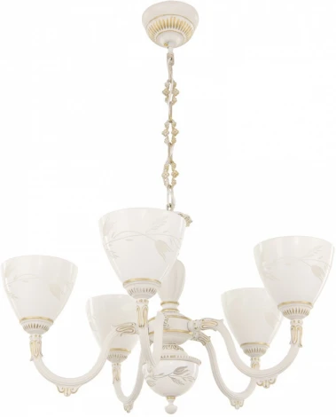 Подвесная люстра Arte Milano AM343837 347837/5 WT+G (220V, на цепи)