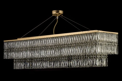 Подвесная люстра хрусталь Arti Lampadari Acquaro Acquaro E 1.5.120x30.102 GP
