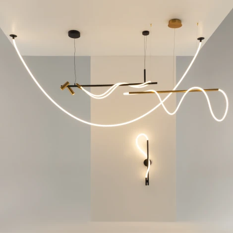 Подвесной светильник с гибким неоном Tau MOD146PL-L40B3K Maytoni (LED, 220V)