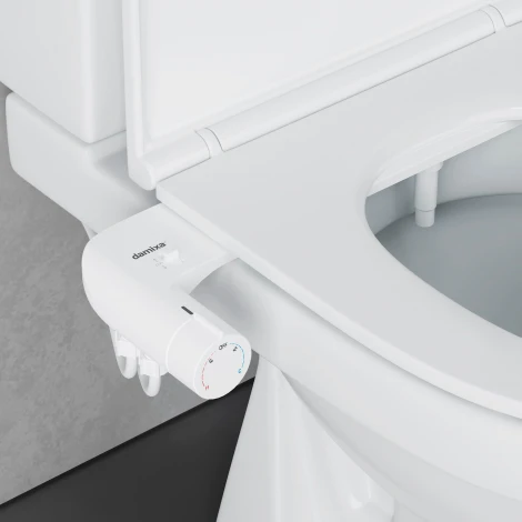 Унитаз-компакт Damixa Origin Evo 421788607SC с сиденьем микролифт, с приставкой биде