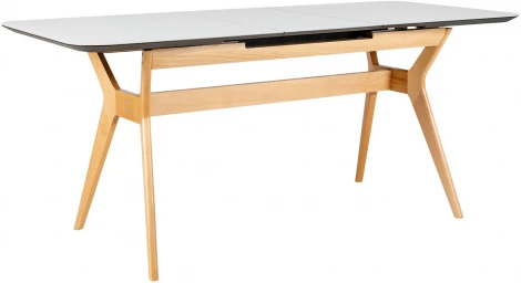 Стол R-Home раскл. Нарвик Glass 140-180 Automatic Natur/Light matte glass