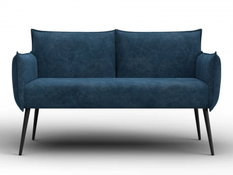 Диван прямой Лига-083 (Фанера/Металл/Велюр/Синий) Лига Диванов 131078