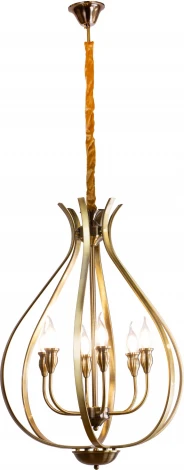Подвесная люстра AM Group AM379 AM379 SP6 (220V, на цепи, подсвечник, свеча)