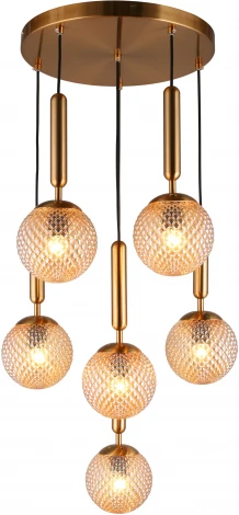 Подвесной светильник Aployt Shantal APL.766.03.06 (220V, на проводе, шарики)