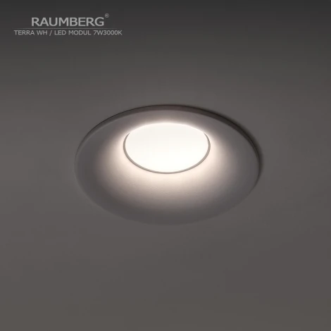 Встраиваемый светильник Raumberg Terra\Wh\7W3000K White Led 7w 3000K