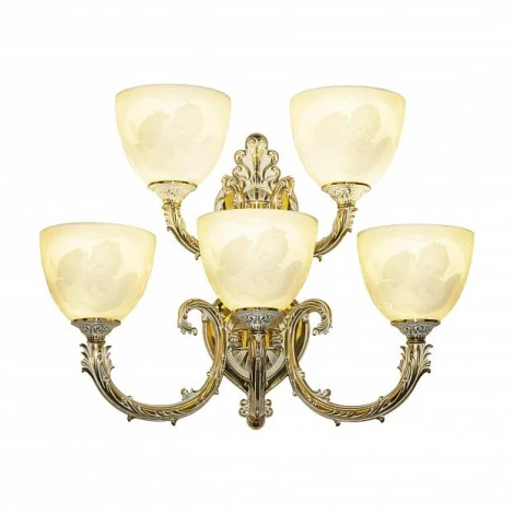 Бра Bohemia 7109 7109B16/3+2/210 GW P1 U Angel