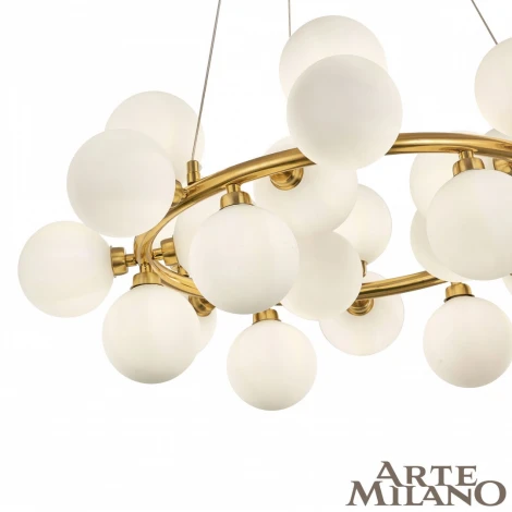 Подвесной светильник Arte Milano BA.55398.D700.G9.25 G (220V, на тросе, шарики)