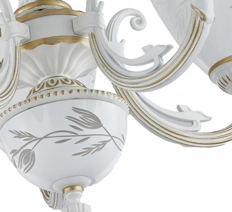 Подвесная люстра Arte Milano AM343659 343659/6 WT+G (220V, на цепи)