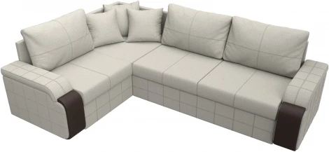 Диван угловой Николь левый угол Лига Диванов (Рогожка) арт.126000L