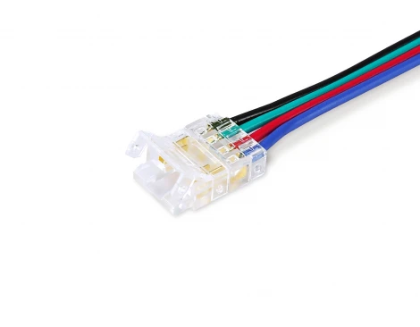Соединитель гибкий двухсторонний COB RGB 12/24V для лент 10mm (4 конт.) (5шт) Ambrella Illumination GS7921