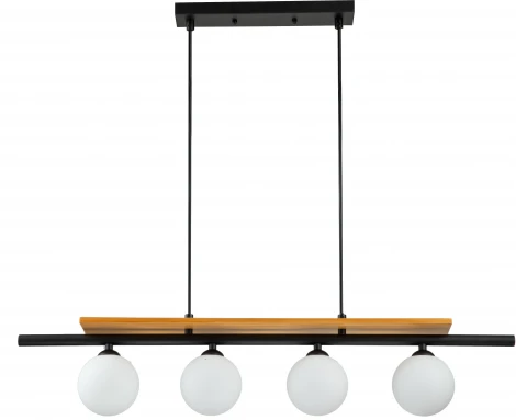 Люстра подвесная Mitezza V000193 (10013/4P Black) (220V, на проводе, шар)