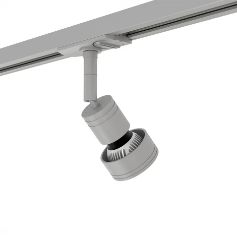 Трековый светильник однофазный 7W 220V Silver RAUMBERG 8126Sv (круглые)