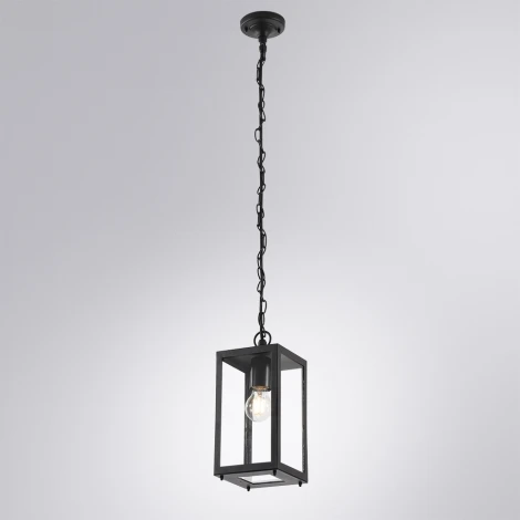 Уличный светильник подвесной Arte Lamp Belfast A4569SO-1BK (220V, на цепи, IP44)