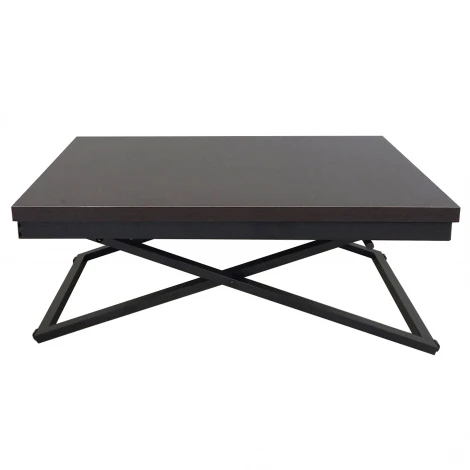 Стол-трансформер Манхэттен венге темный/черный Mebelik 009578