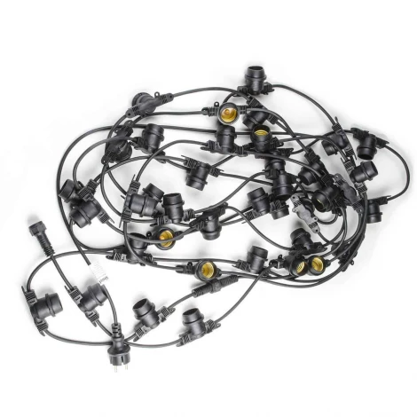 Гирлянда Uniel UDL-K110 40/E27/10M IP65 BLACK BELT-LIGHT