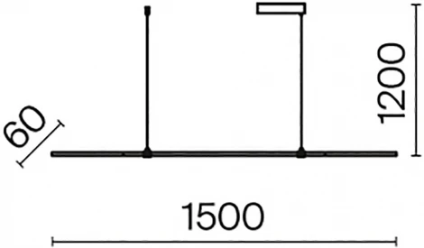 Подвесной светильник Maytoni Halo MOD005PL-L48BK (LED, 220V, на тросе)