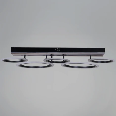 Потолочная люстра светодиодная на штанге с регулировкой цветовой температуры Reluce 00330-0.3-3+2