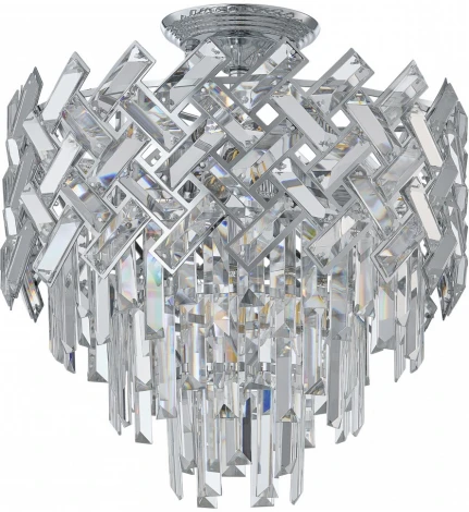 Потолочная люстра хрустальная на штанге Arte Milano Sorrento-8019 378019/6/50/390 CR (220V)