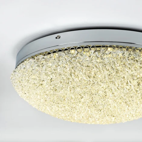 Потолочная люстра светодиодная хрустальная с пультом с регулировкой цветовой температуры и яркости Modelux MODELUX ML.2320.500 CR