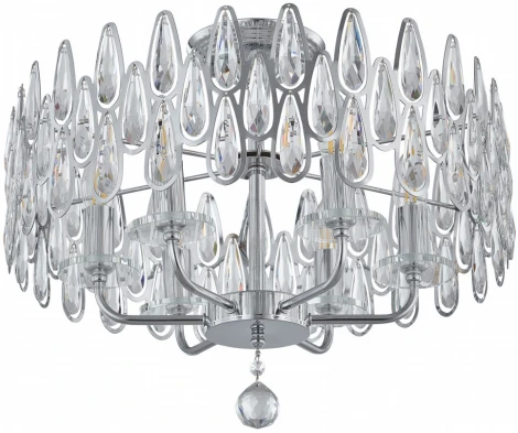 Потолочная люстра хрустальная на штанге Arte Milano Sorrento-2009 372009/6/80/490 CR (220V)