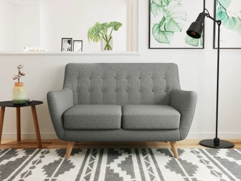 Диван Picasso двухместный горчичный