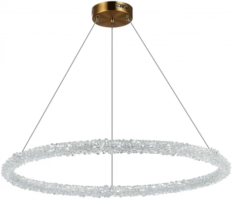 Подвесной светильник Avana SL6110.223.01 ST Luce (регулировка яркости, LED, 220V, пульт управления, на тросе, кольцо)