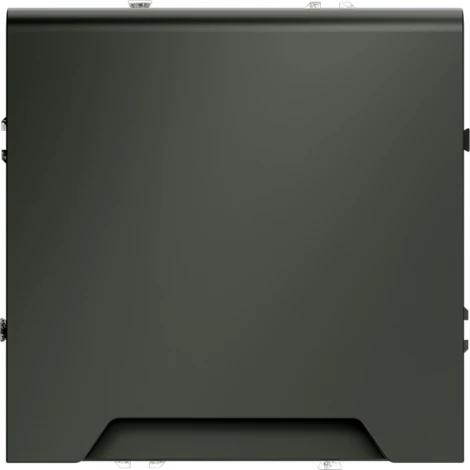 Розетка с заземлением, шторками и крышкой (титан) Voltum S70 VLS040306