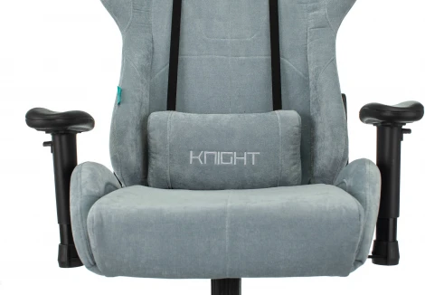 Кресло игровое Бюрократ VIKING KNIGHT LT28 FABRIC серо-голубой Stool Group арт.УТ000003344